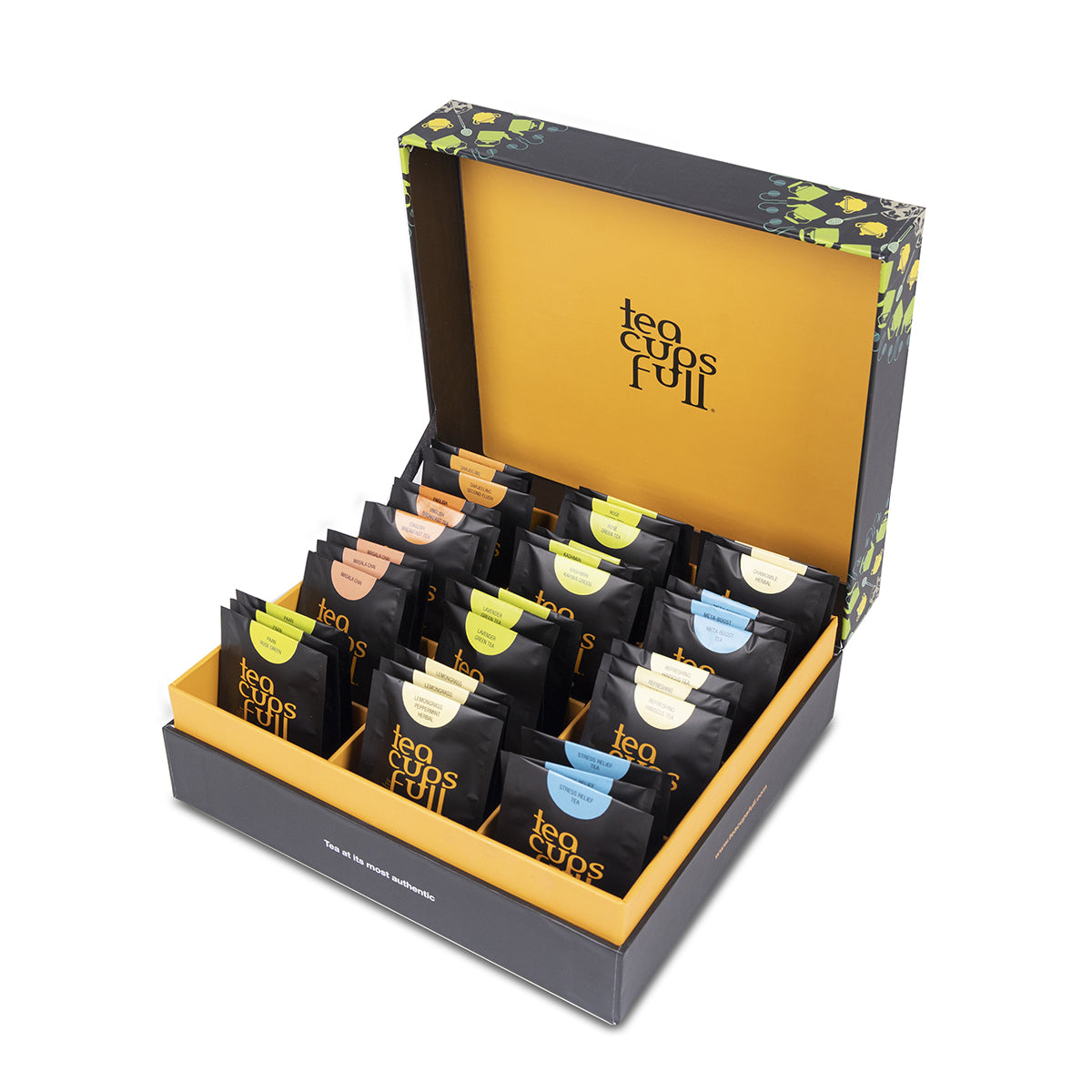 Assorted Tea bags Gift Box; Gift  Box; Tea Chest, Buy Tea Assorted Bags online, assorted green tea bags